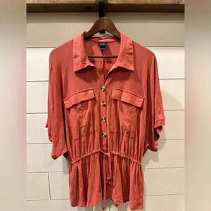 Day Trip Doleman Knot Blouse size medium